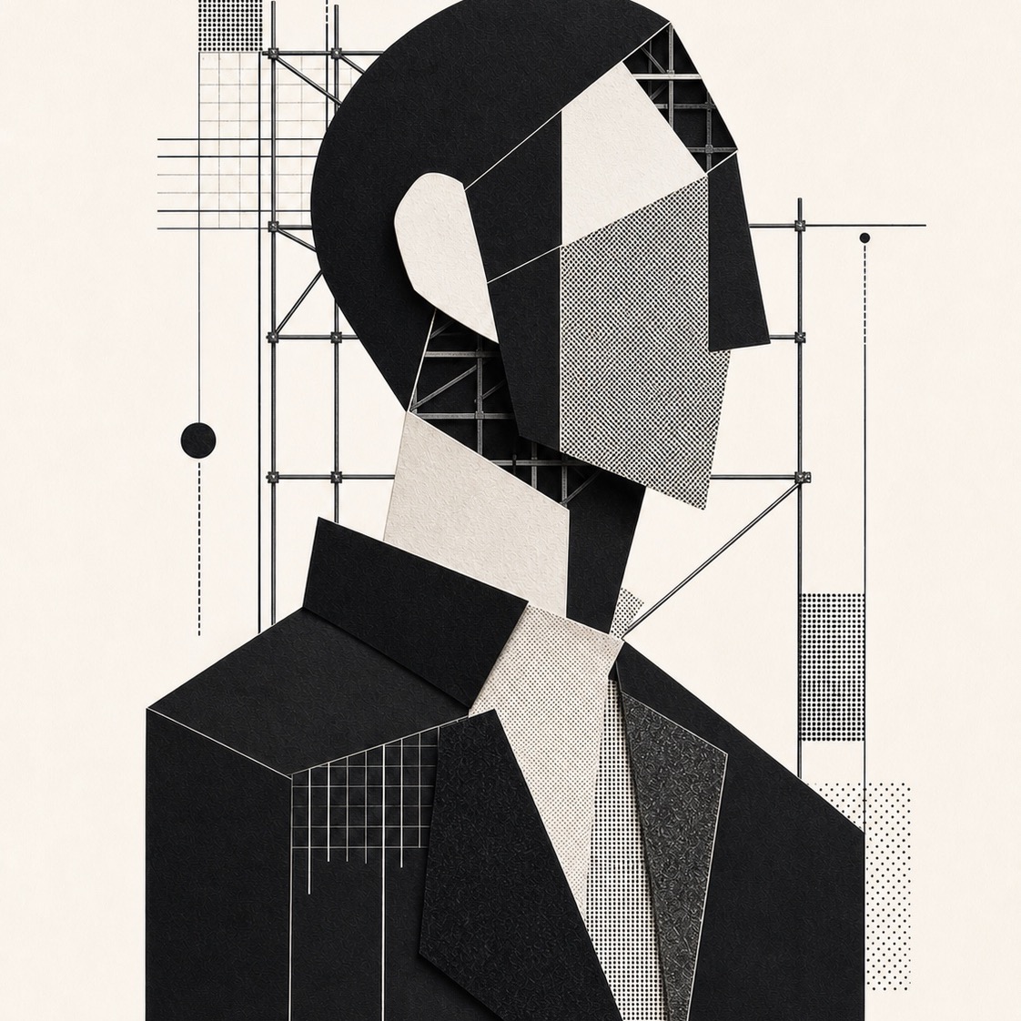 Abstract editorial artwork for Building Beyond MVP